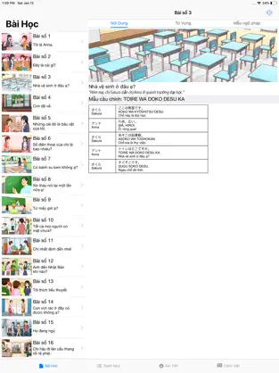 Screenshot 1 Học Tiếng Nhật Cơ Bản iphone