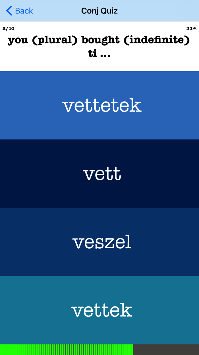 Hungarian Verb Blitz