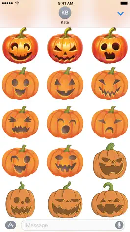 Game screenshot Pumpkin Emoji Stickers apk