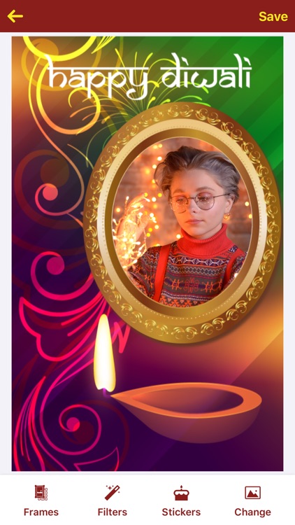 Diwali Photo Frame - DP Maker screenshot-6