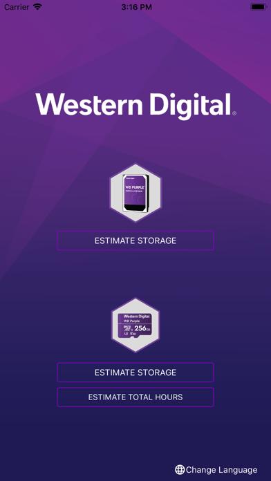 WD Purple Storage Calculator screenshot 2