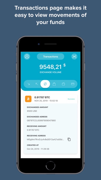 Elegro - Blockchain Wallet screenshot 2