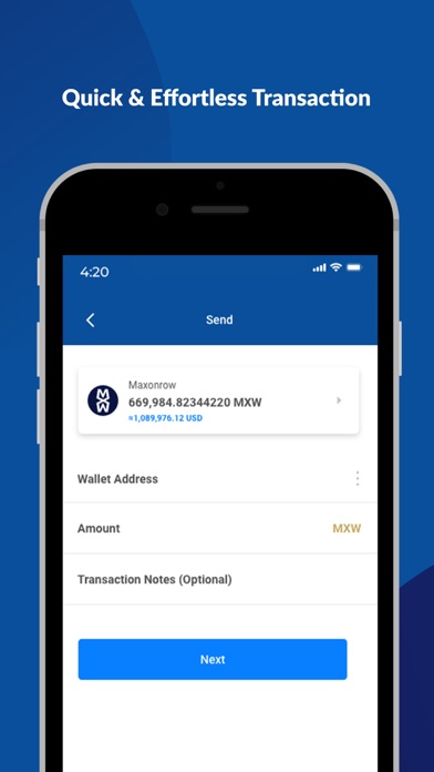 MAX-Wallet screenshot 2