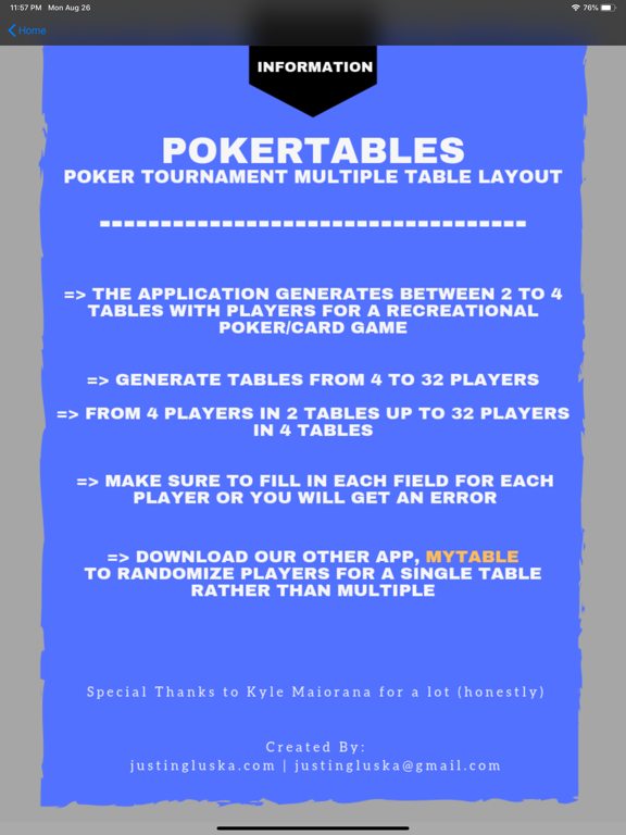 Screenshot #5 pour PokerTables - Hold 'Em Poker