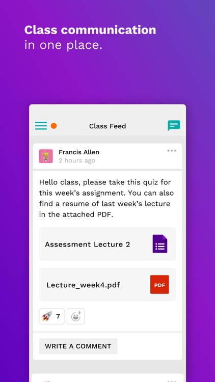 Aula - Classroom Communication