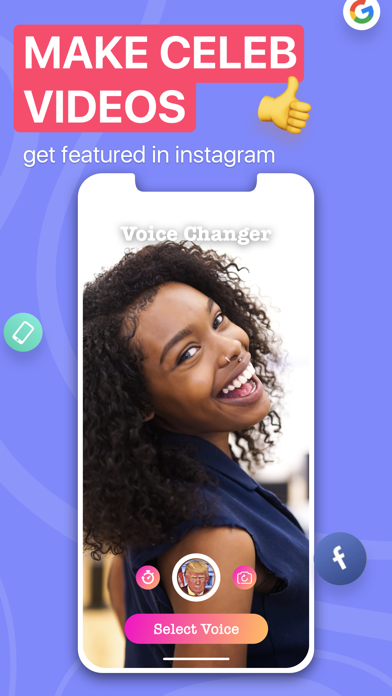 Voicer Famous AI Voice Changer screenshot 2