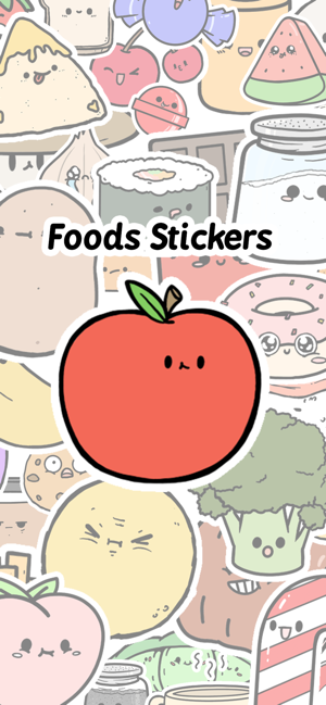 Foods: Aminal Stickers