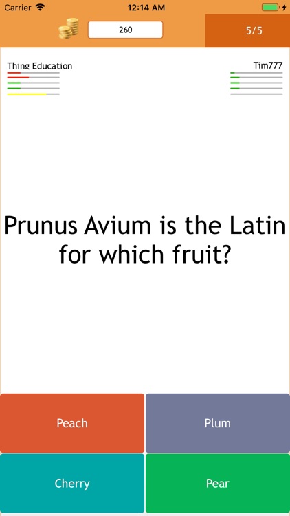 Fruit and Veg Quiz