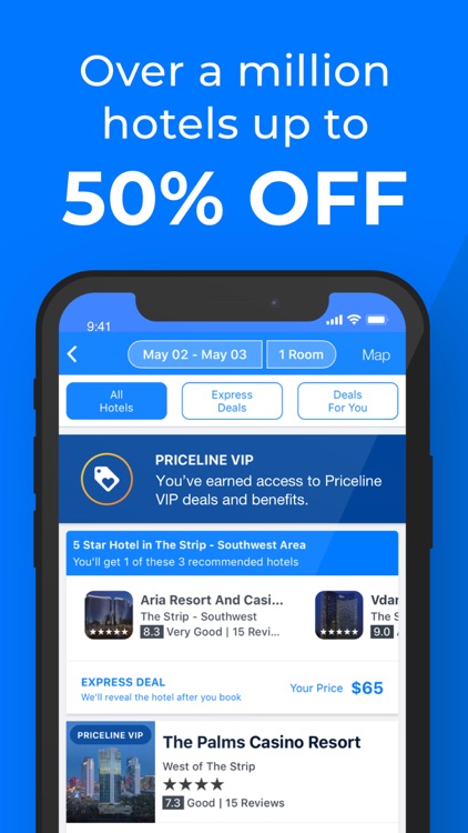 Priceline - Hotel, Flight, Car screenshot-0