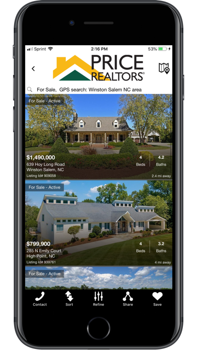 Price Realtors NC Home Search screenshot 2