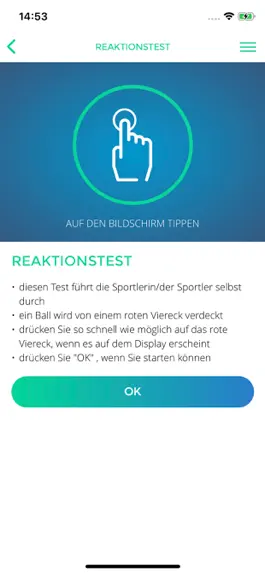 Game screenshot Gehirn-Erschütterungs-Test-App hack