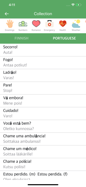 Finnish-Portuguese Dictionary(圖2)-速報App