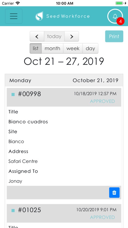 Seed Workforce Console