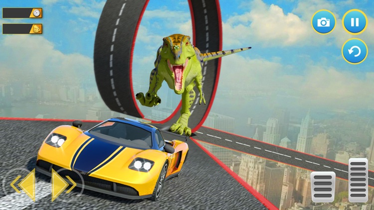Dinosaur Car Chase