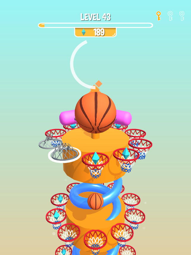 Basket Bang 3D, game for IOS