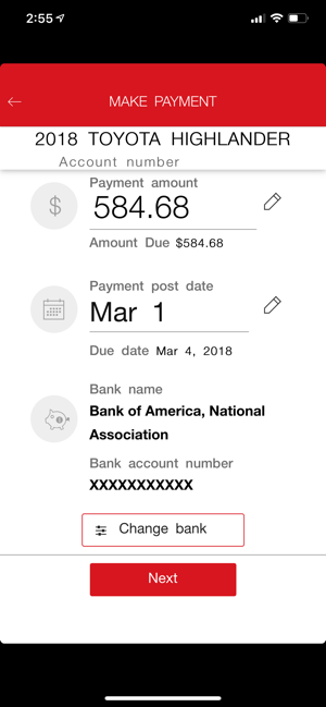 Toyota Financial Payment >> Mytfs Toyota Financial On The App Store Toyota Financial Payment >> Mytfs Toyota Financial On The App Store