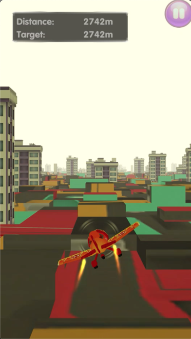 Airplane fly in city screenshot 4