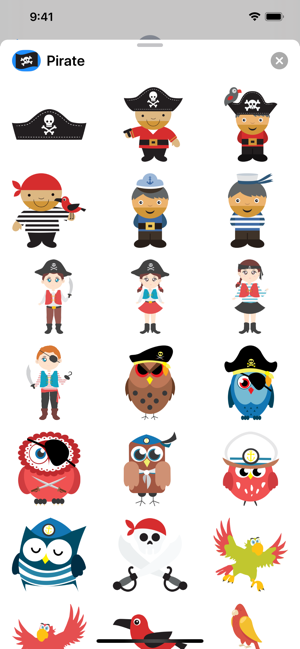 Pirate Stickers - Yar!