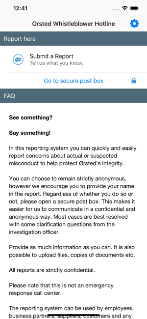 Orsted Whistleblower Hotline(圖1)-速報App