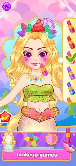 Game screenshot Mermaid Princess Makeup Design apk