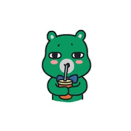 Green Bear Animated Stickers
