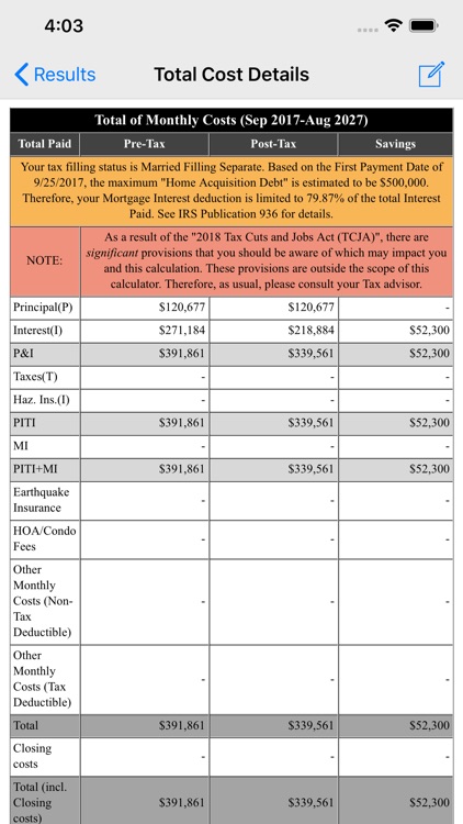 Loan Calculator & Tax Savings screenshot-3