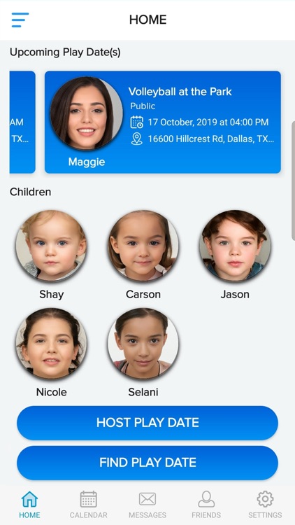 Playdae: Kids Play Date App