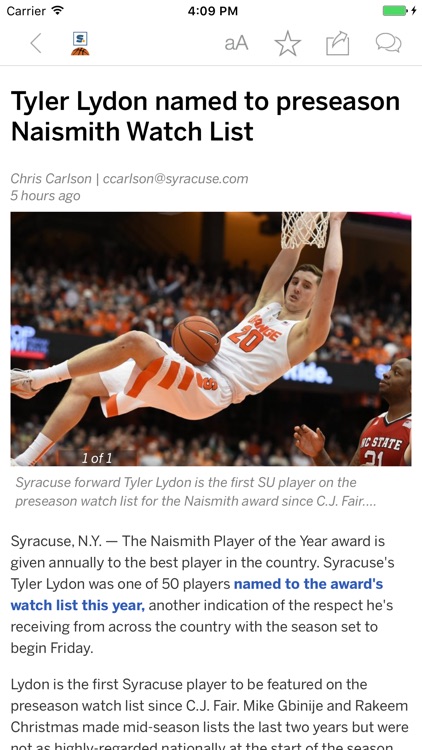 Orange Basketball News
