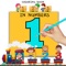 123 Kids Coloring Book - Educational Draw and Color Game for Preschool Kids and Toddlers - classic coloring book game for little artists