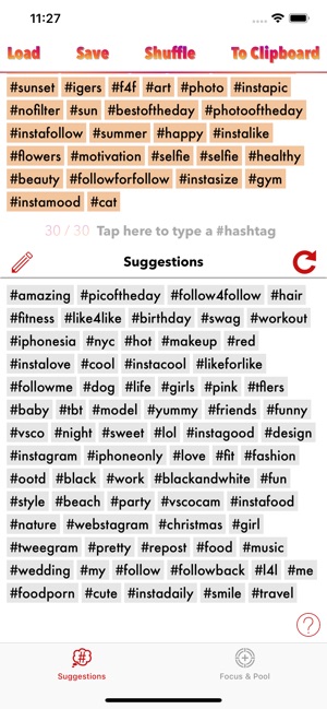 iphone screenshots - hashtag follow back instagram