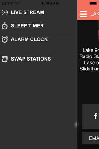 Lake 94.7 screenshot 2