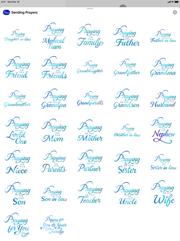 Screenshot #5 pour Sending Prayers Stickers