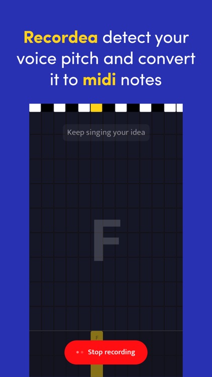 Recordea: Voice to midi