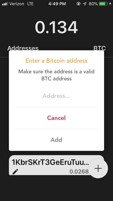 Bitcoin Address Tracker screenshot 3