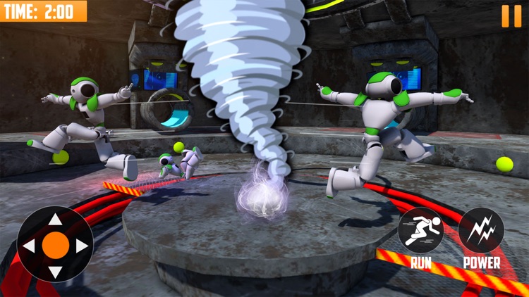 Futuristic Robot VS Tornado 3D screenshot-3