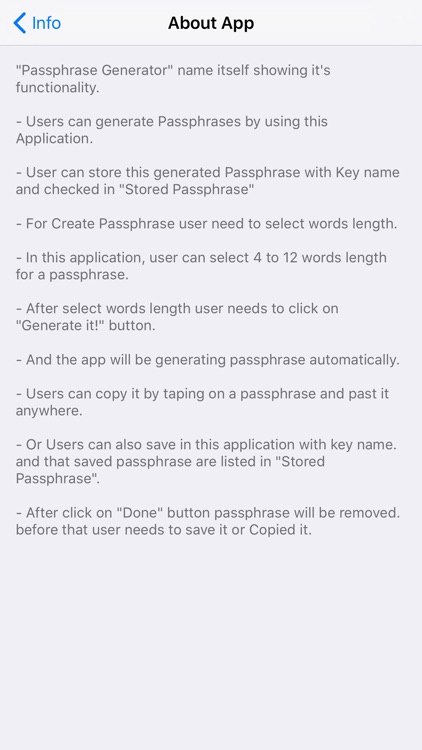 Passphrase Generator - Lite screenshot-9