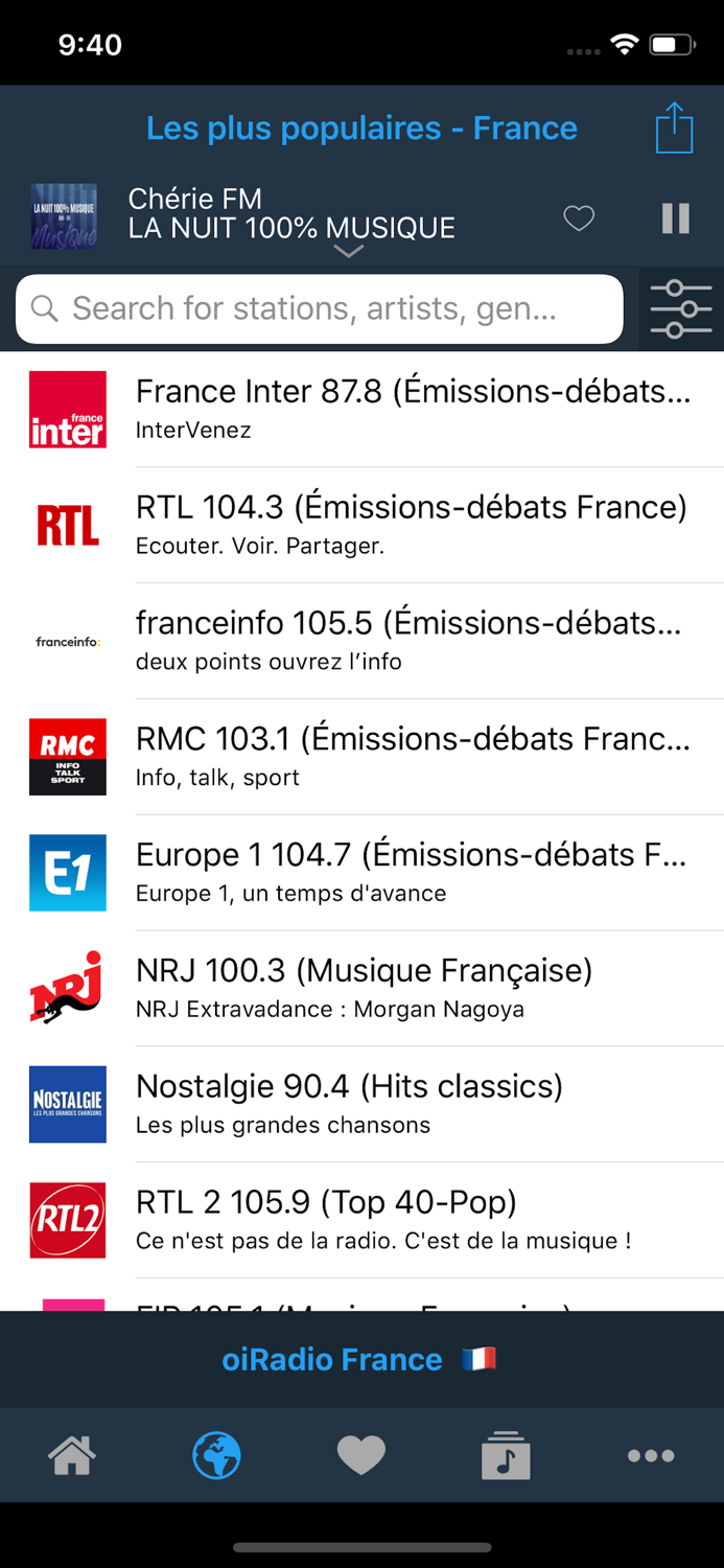 oiRadio France - Live radio