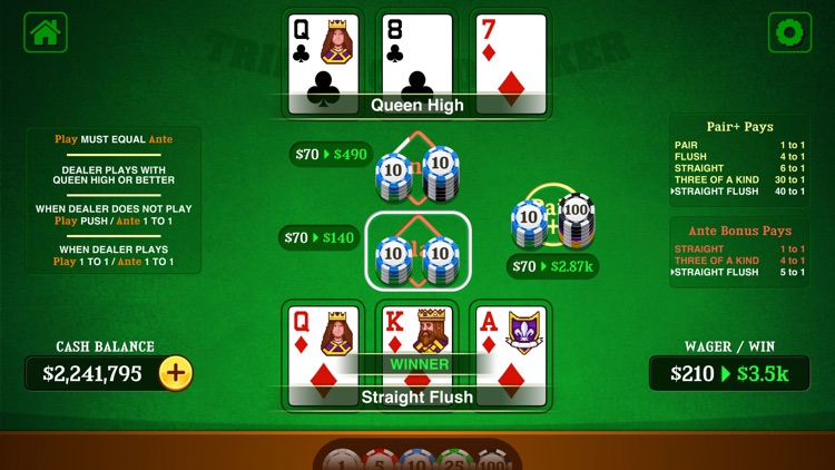 Triple Card Poker Casino
