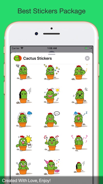 Cactus Animated Stickers