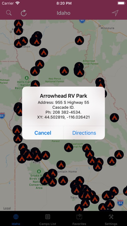 Idaho – Campgrounds & RV Parks screenshot-4