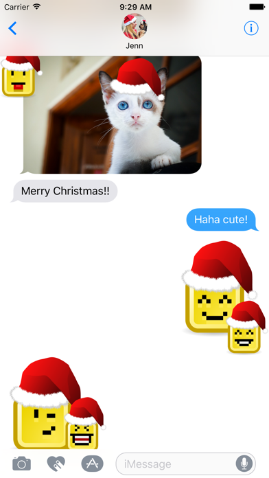 How to cancel & delete Santa Pixel - Christmas Season Stickers from iphone & ipad 1