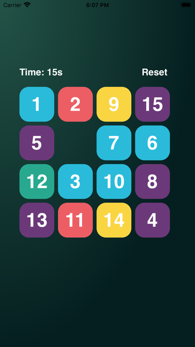 Fifteen Puzzle Game screenshot 2