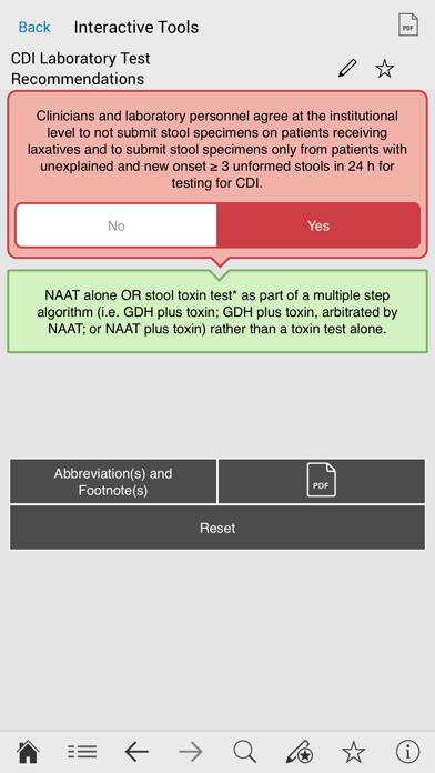 IDSA Practice Guidelines screenshot 4