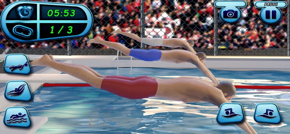 Swimming Pool Race Stunts 2019