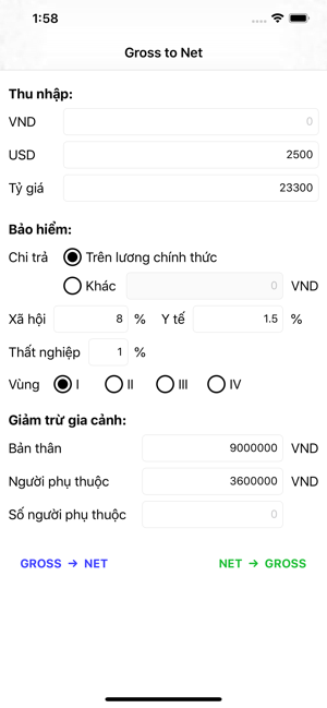 Gross to Net Vietnam(圖1)-速報App