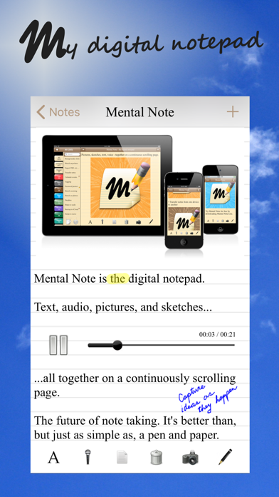 Mental Note - the digital notepad Screenshot 5