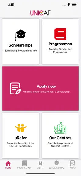 Game screenshot Unicaf Scholarships mod apk