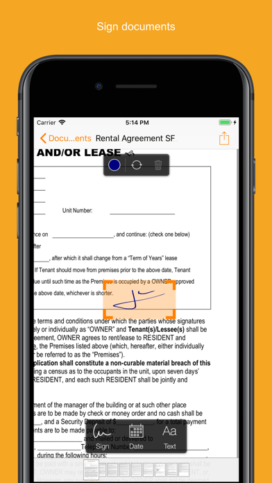 Genius Sign - Annotate PDF Documents Screenshot 1