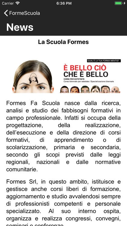 Formes Fa Scuola - Estetica