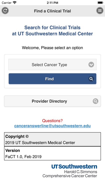 UTSW Cancer Clinical Trials